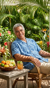 Hala Pineapples Aloha Men Shirt — Men's Rayon Shirts — RJC (view 5)