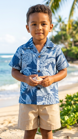 Hala Pineapple Boy's 2pc Set — Boys Cabana Sets — RJC (view 3)