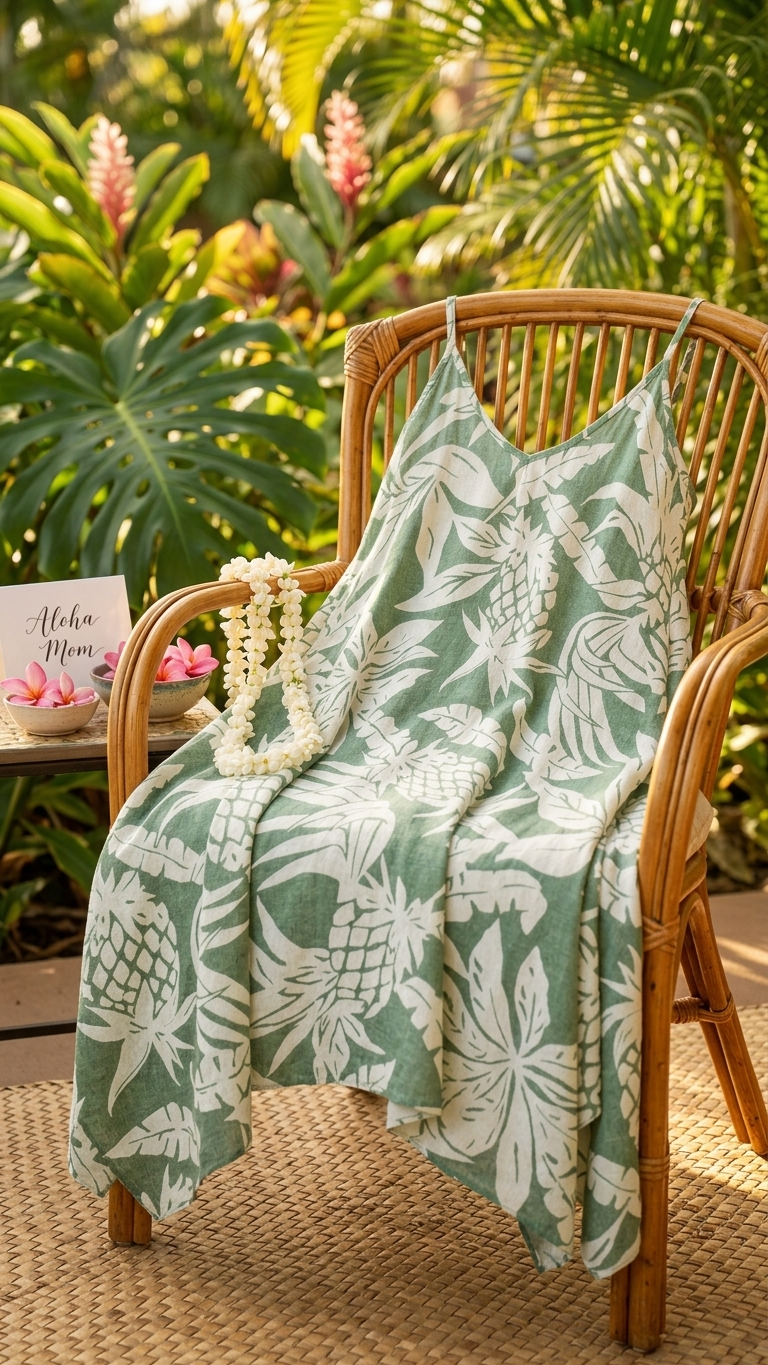 Hala Pineapples Scarf Hem Dress — Women's Long Dresses — RJC (view 8)