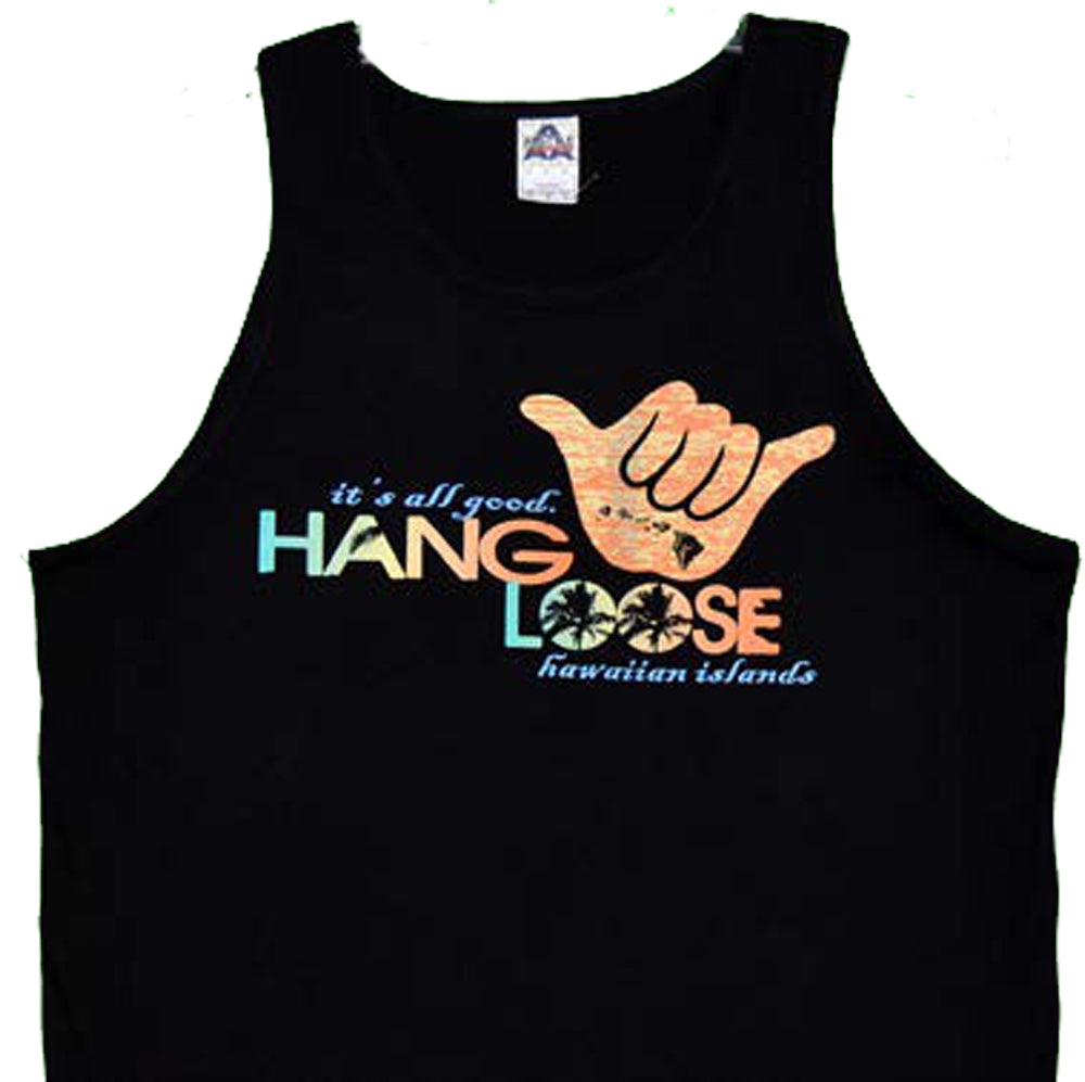 Hang Loose Hawaiian Islands Tank Top