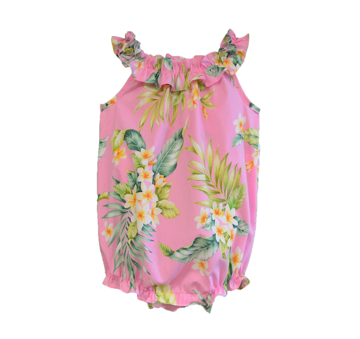 Hawaiian Ferns Girls Aloha Onsie