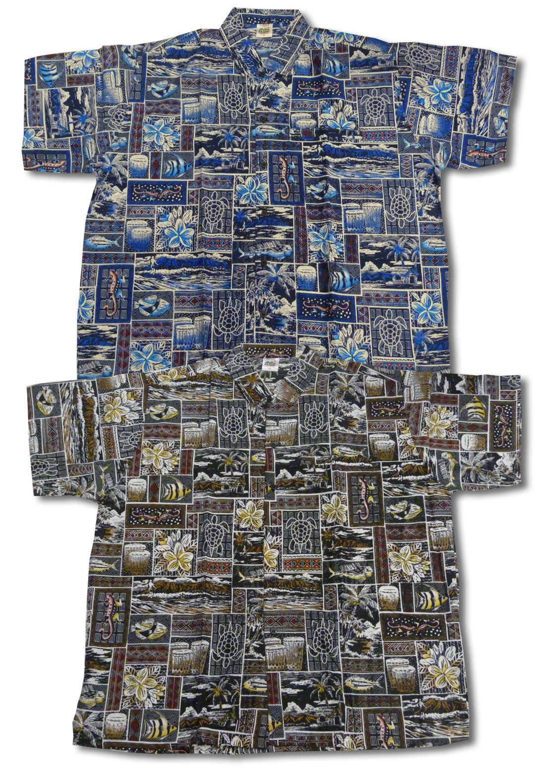 Hawaiian Nature Men's Terivoile Shirt