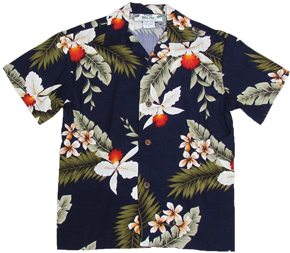 Hawaiian Orchid Boy's Rayon Shirt