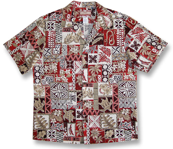 Hawaiian Symbols Men's Shirt