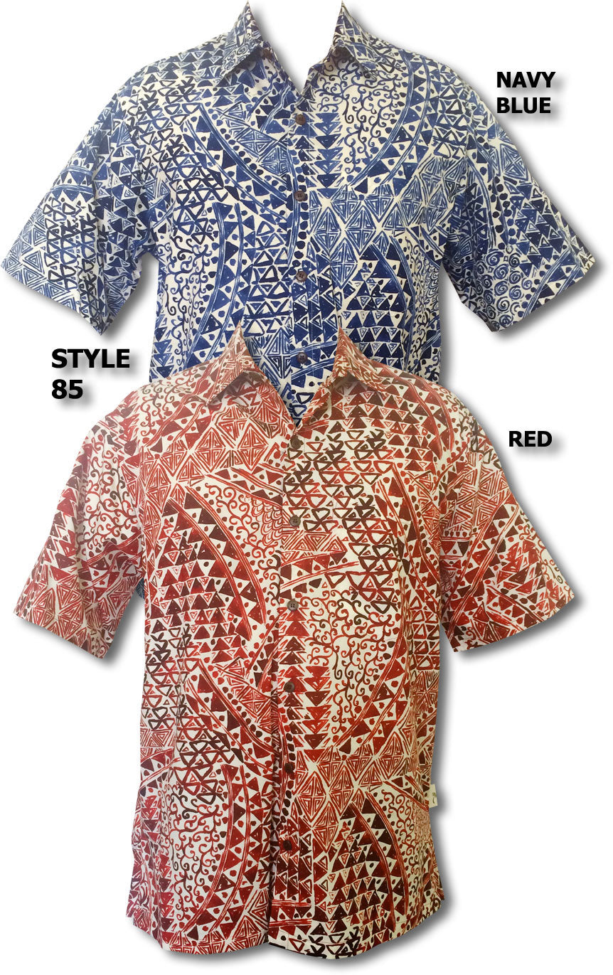 Hawaiian Tats Men's Big or Tall Shirt