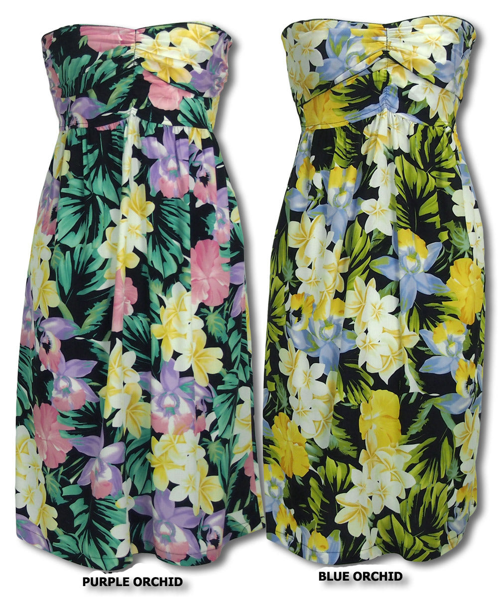 Hawaiian Jungle Flowers 3 in 1 Dress