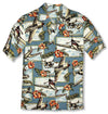 Hibiscus Fighter Airplane boy's shirt