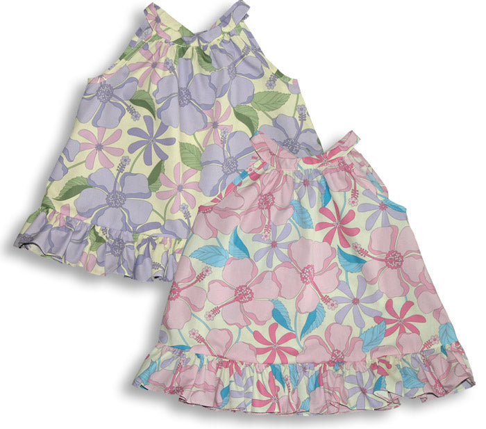Hibiscus Garden Halter 2pc
