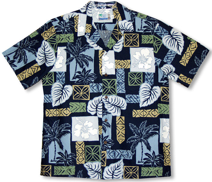 Hibiscus Hawaiian Legend men's shirt