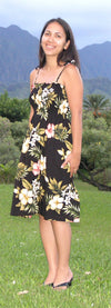 Hibiscus Stephanotis Smocked Tube Dress