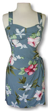 Hibiscus Summer Smocked Back Sarong