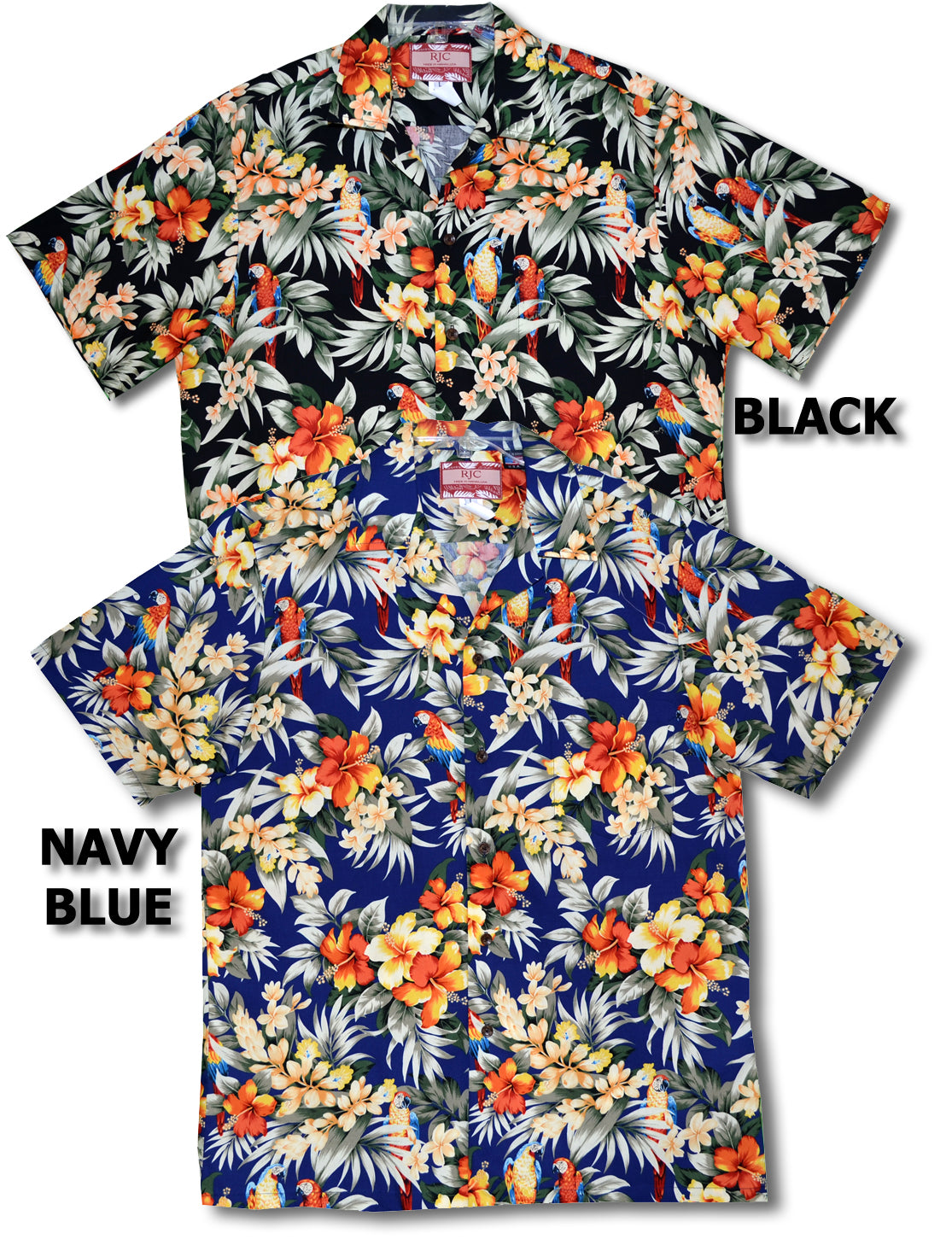 Hidden Love Jungle Birds men's shirt