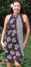 Honu Turtle half or full size pareo sarong