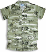 Island Airplanes Boy's 2pc