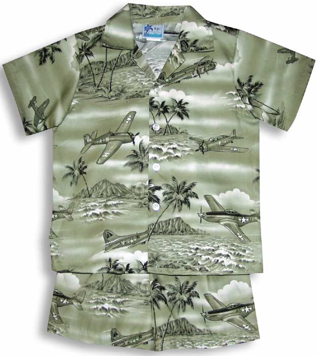Island Airplanes Boy's 2pc