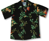 Island Bird of Paradise Panel Boy's Shirt