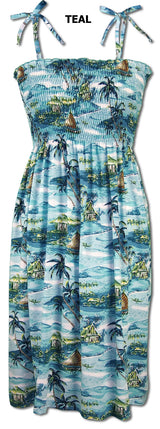Islanders Women's Smocked Tube Dress