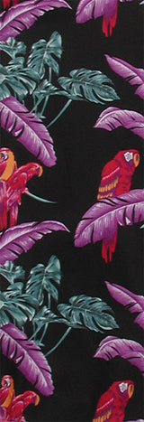 Jungle Bird Cotton or Rayon A Line Cap Sleeve Dress