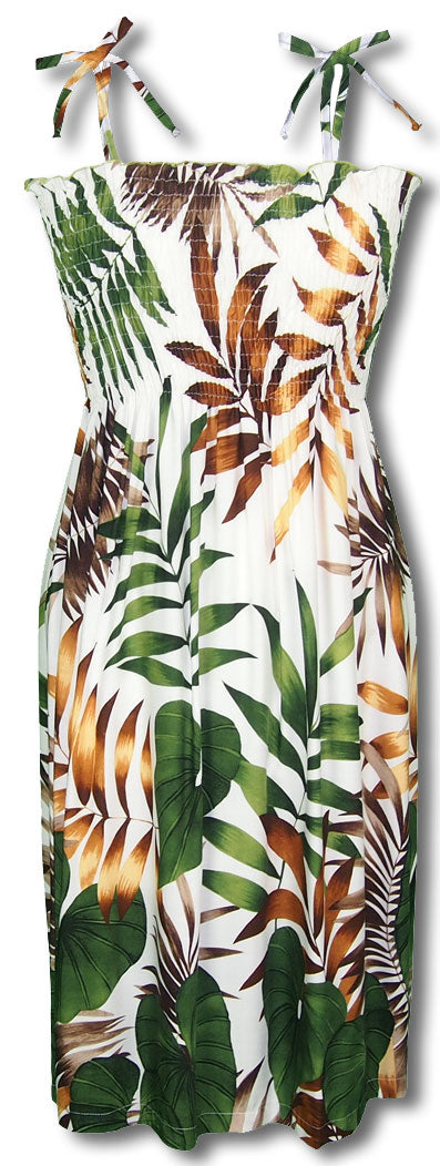 Jungle Experience Smocked Tube Dress