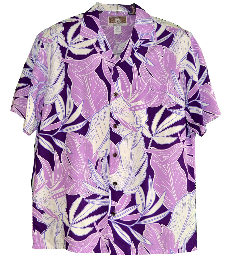 Jungle Storm men's rayon aloha shirt