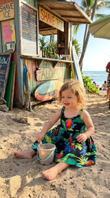 RJC Girls Jungle Parrot Bungee Dress