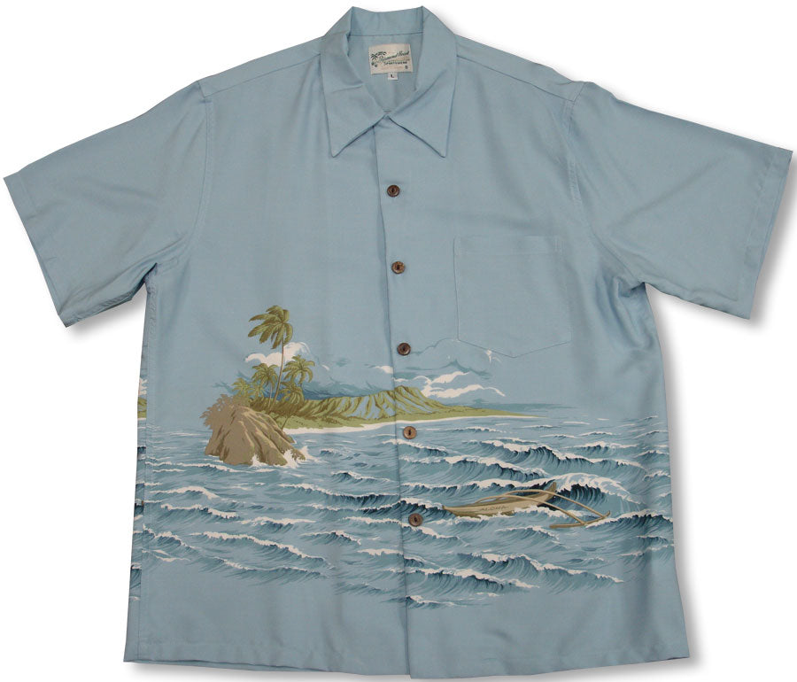 Kaimana Surf Men's Kamehameha Style Shirt