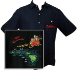 Santa's Last Stop Embroidered Shirt