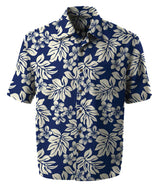 Late Blooming Plumeria men's Rayon aloha shirt