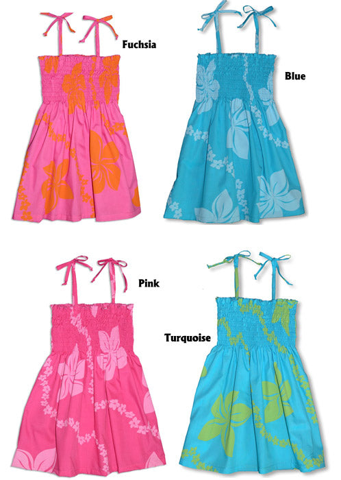 Little Lei Girl's tube top dress