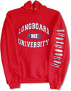 Longboard University Pullover Hoodie Sweatshirt