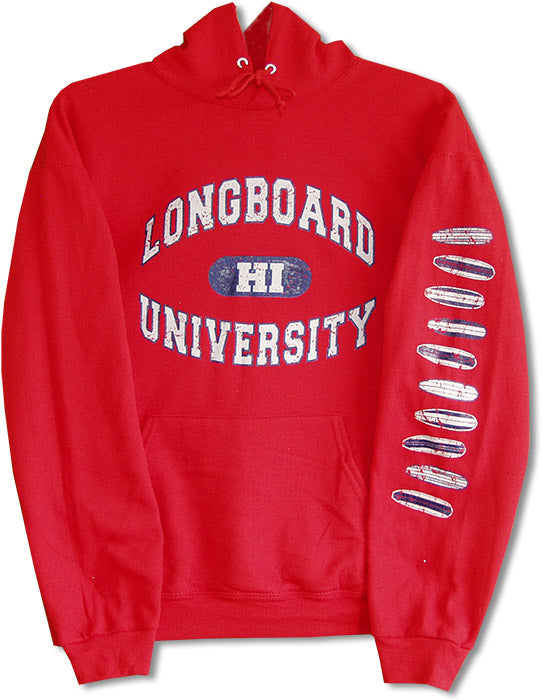 Longboard University Pullover Hoodie Sweatshirt