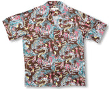 Luau mens pineapple juice vintage shirt