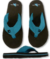 Luisa Rugged Shark Women's Woven Strap Beach Flip-Flops