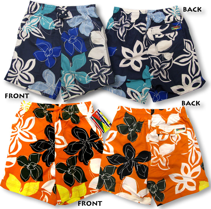 Maui Hibiscus Mesh Lined Swim Trunks