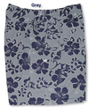 More Hibiscus men's cargo shorts