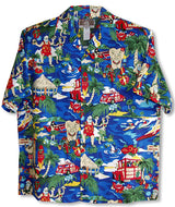 Santa More Beach Fun Men's Shirt