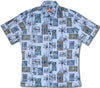 Polynesian Tiki Ocean Fish Reverse Shirt