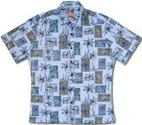 Polynesian Tiki Ocean Fish Reverse Shirt