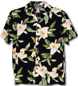 White Orchid Maui men's shirt