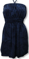 Midnight Garden Elastic Waist Sundress