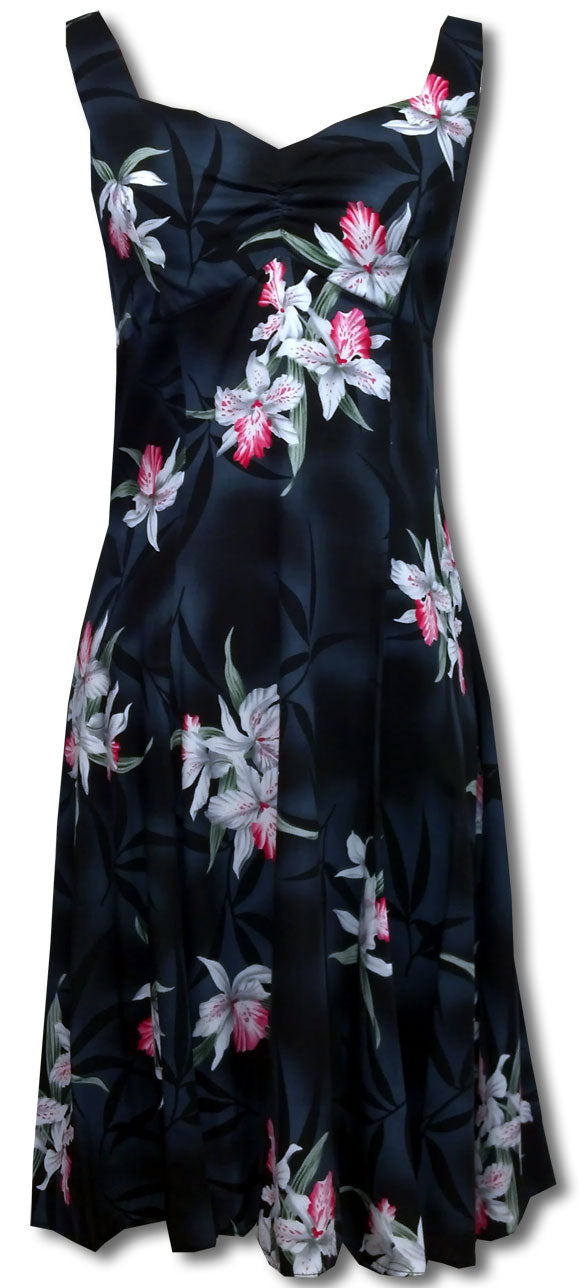 Midnight Orchid Empire Fit Princess Flared