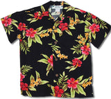 Mini Hibiscus Boy's Rayon Shirt