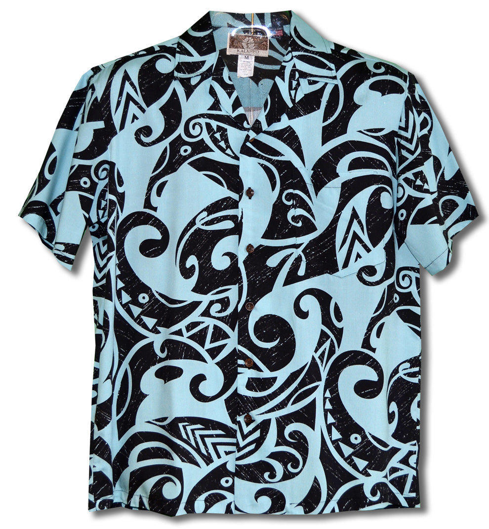 Modern Polynesian Tradition Tattoo Aloha Shirt