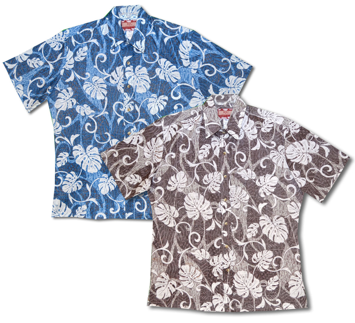 Monstera Curl Reverse, full Placket