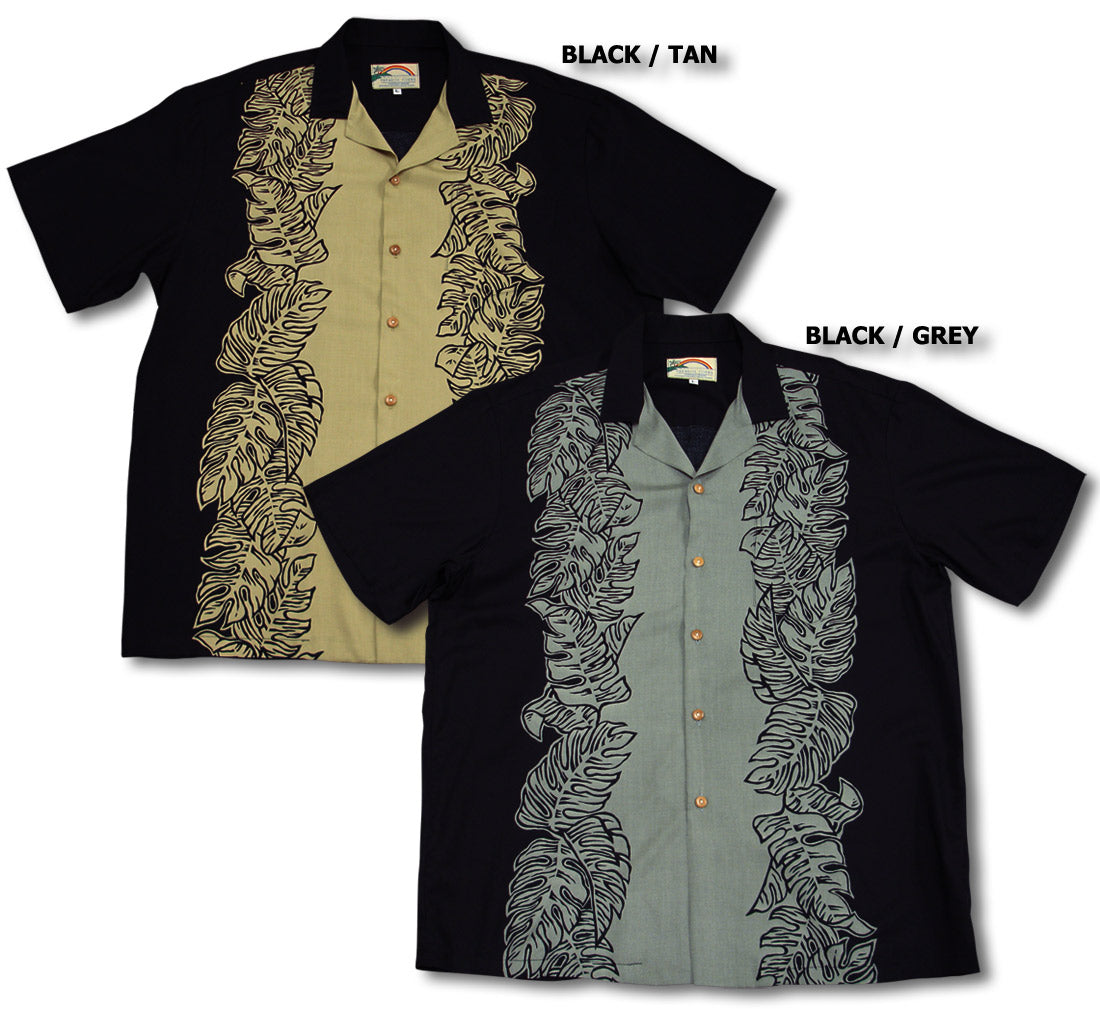Monstera Panel men's paradise found shirt