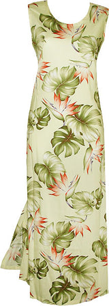 Monstera Paradise Keyhole Back Slit Tank