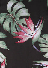 CLOSEOUT Monstera Paradise Collarless Blouse