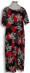 Monstera Quilt Dress with Pockets
