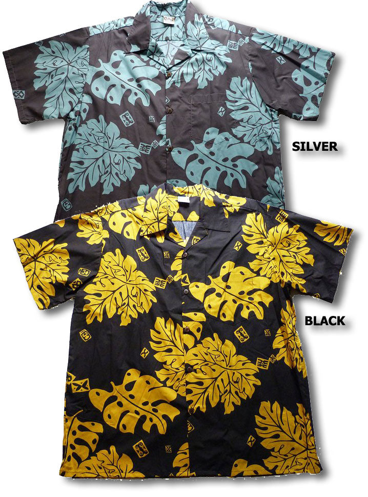 Monstera Stamps Men's Big & Tall Shirt