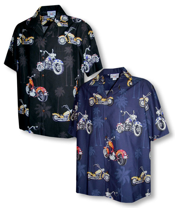 Motorcycles in Paradise Men's Shirt